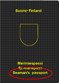 フィンランド船員手帳 フィンランド船員手帳